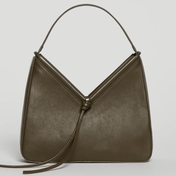 Reformation Chiara Convertible Wonton Bag Truffle - Picture 2 of 7